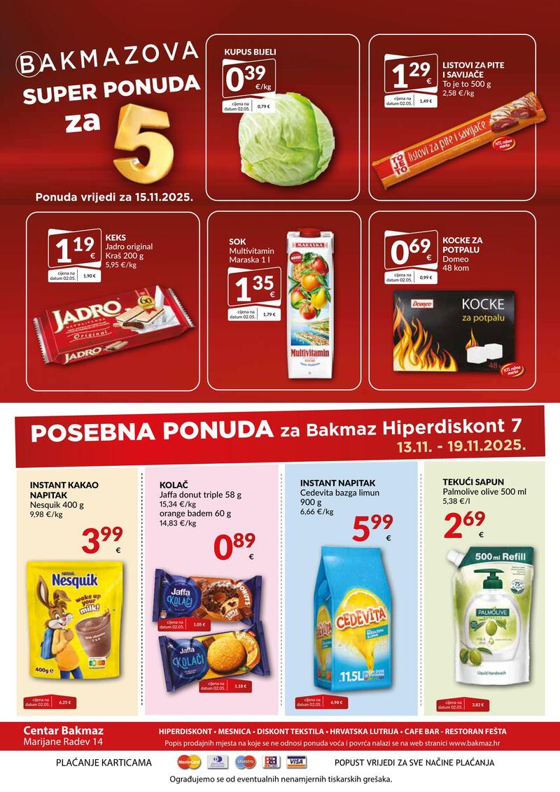 Bakmaz tjedna ponuda