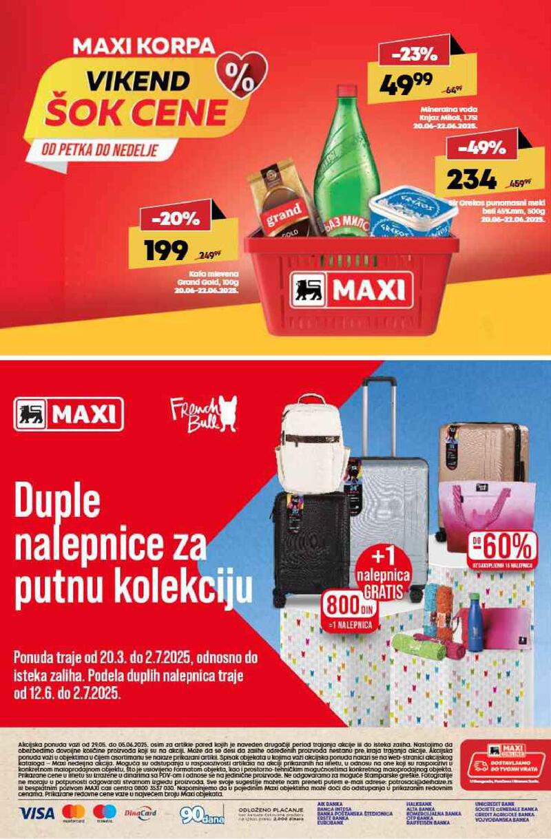 Mega Maxi nedeljna akcija