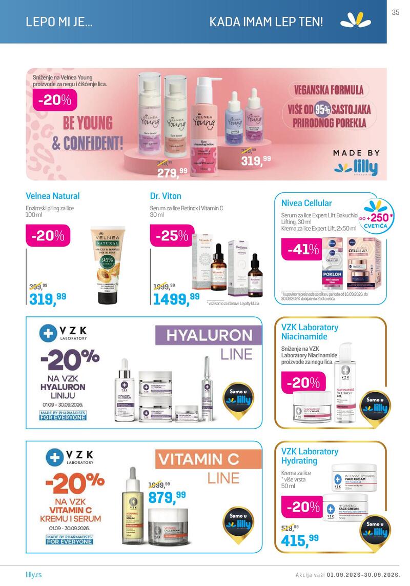 Lilly Drogerie katalog akcija