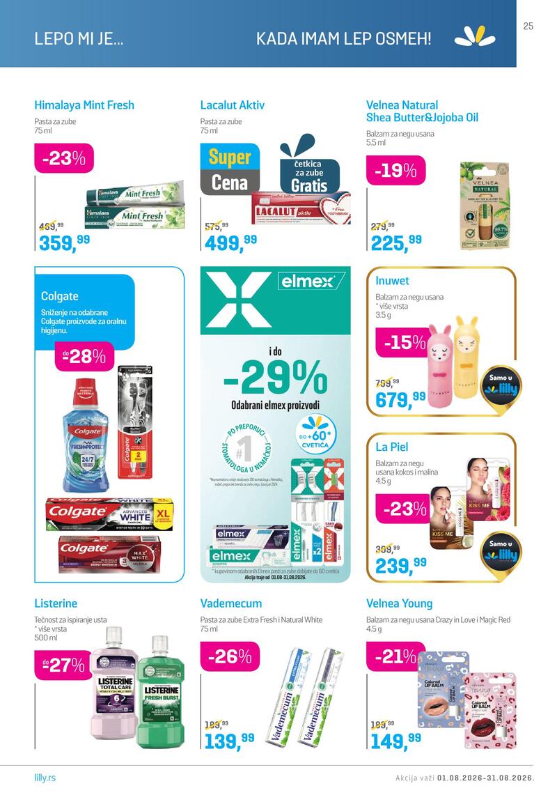 Lilly Drogerie katalog akcija