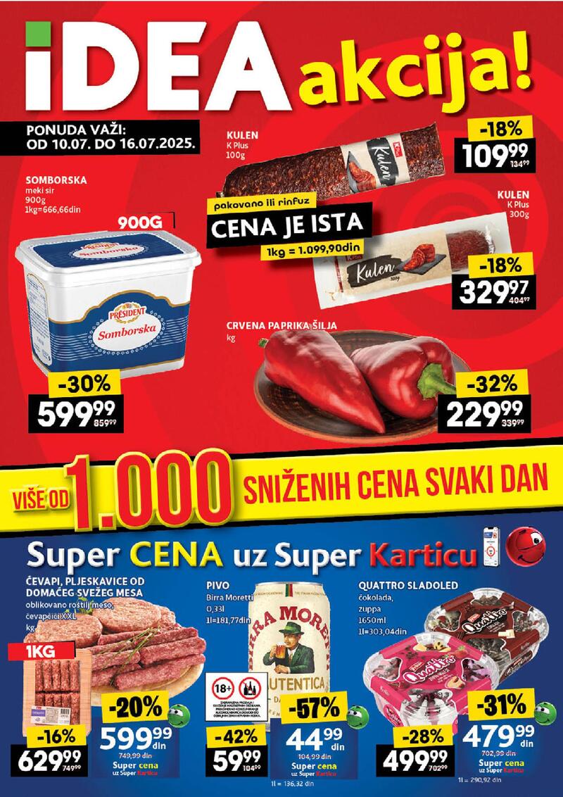 Idea katalog nedeljna akcija