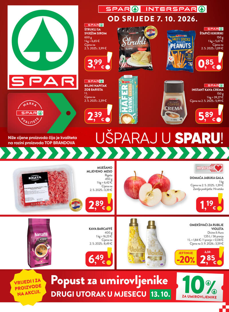 Spar katalog akcija Tjedna akcija