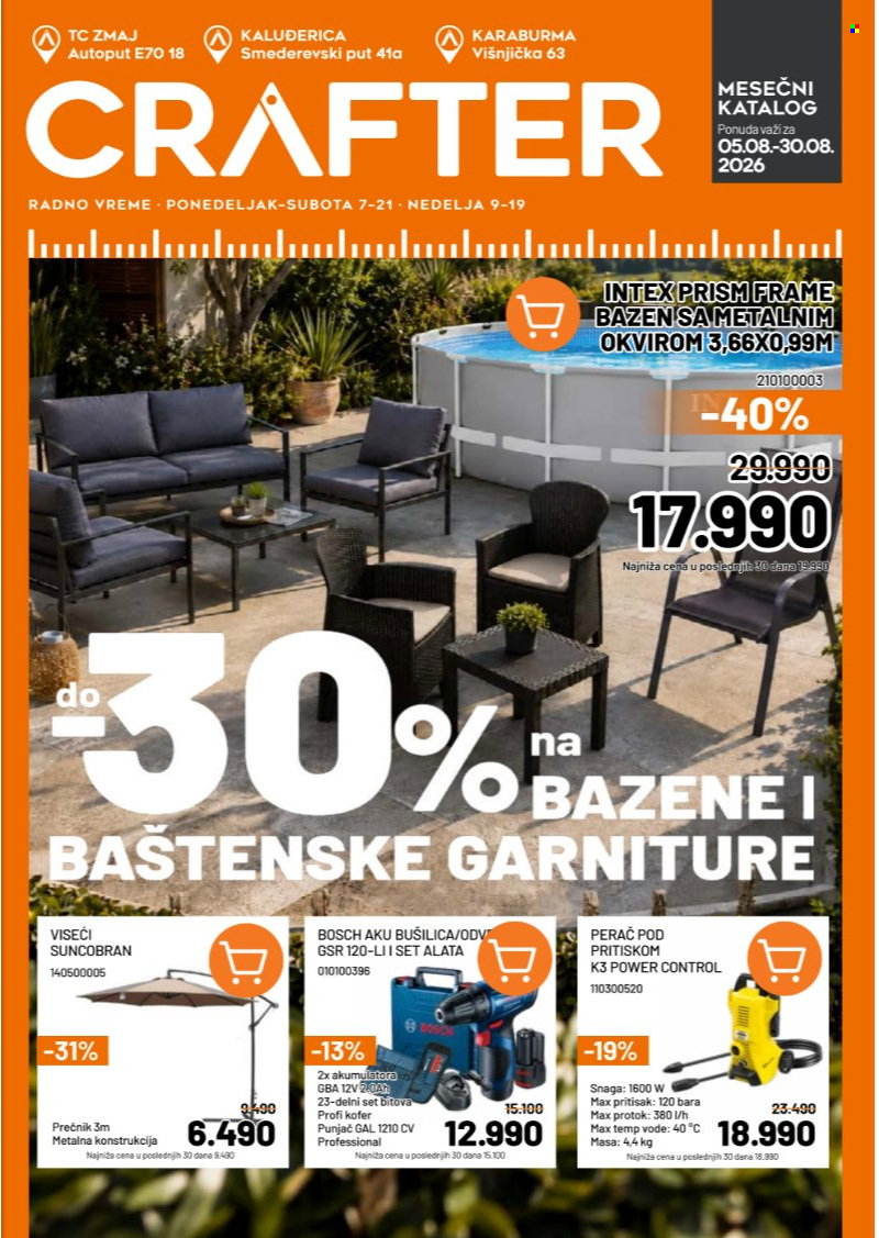 Crafter akcijski katalog