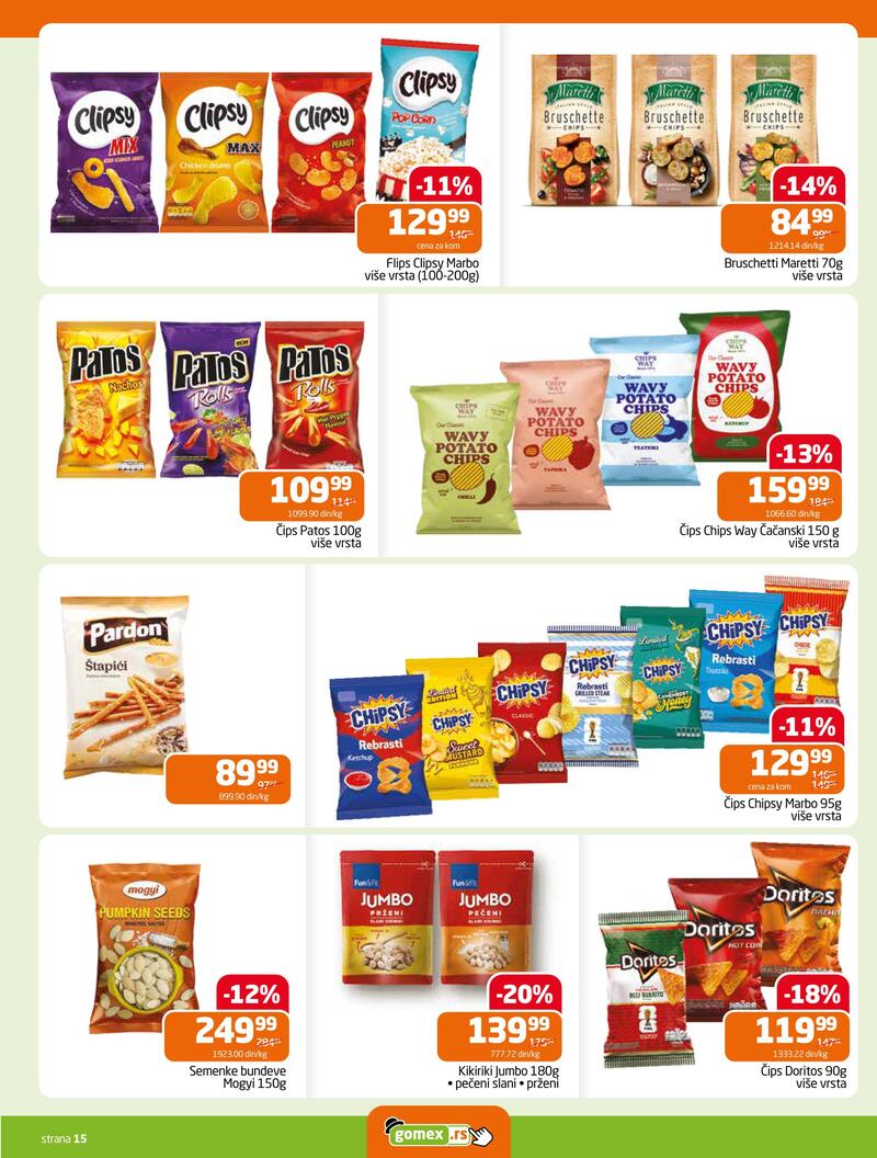 Gomex katalog hrana