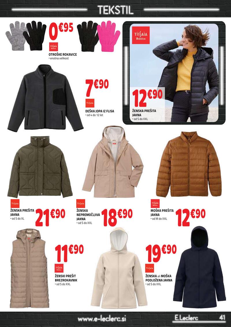 E.Leclerc katalog - Tekstil