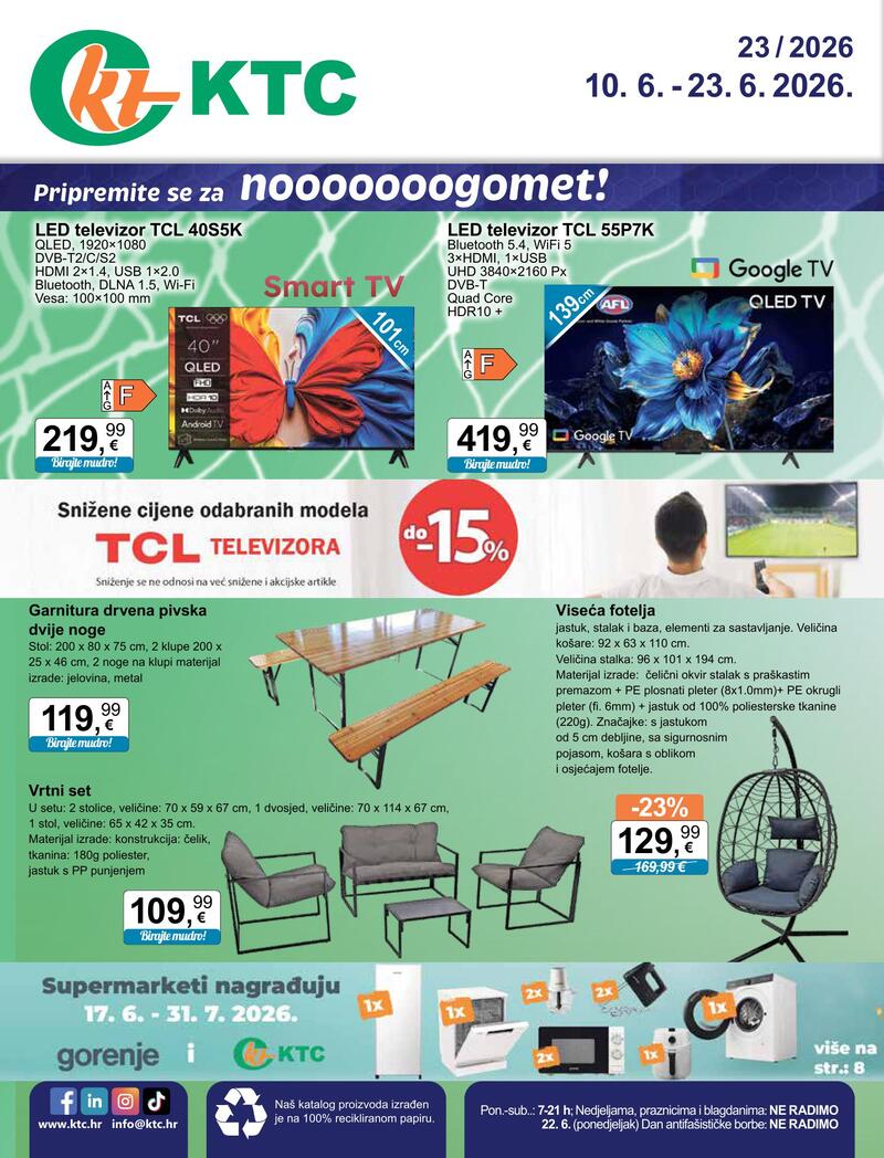 KTC katalog akcija Katalog tehnike i posuđa