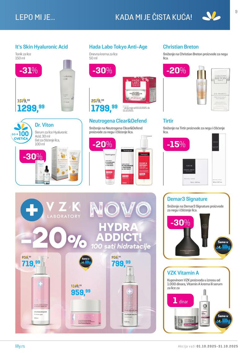 Lilly Drogerie katalog akcija