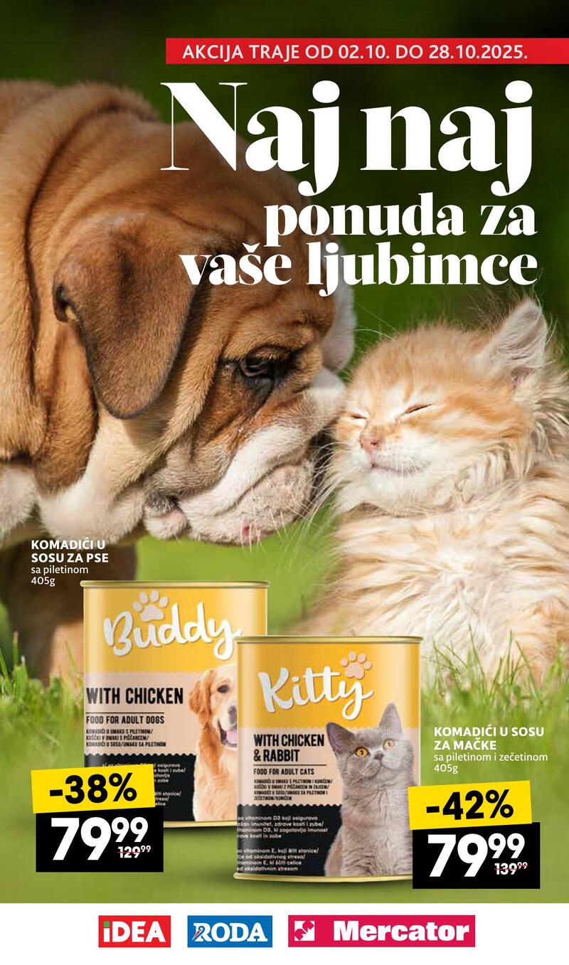 Roda katalog akcija Naj-naj ponuda za vaše ljubimce