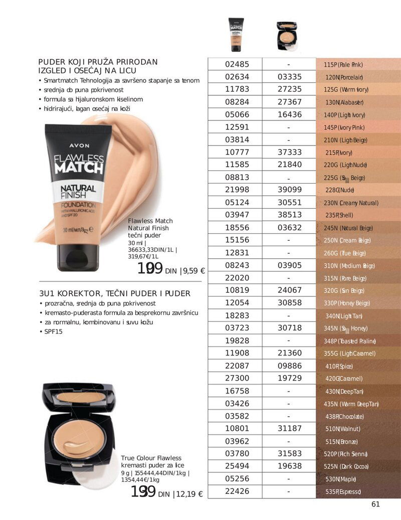 Avon katalog akcija