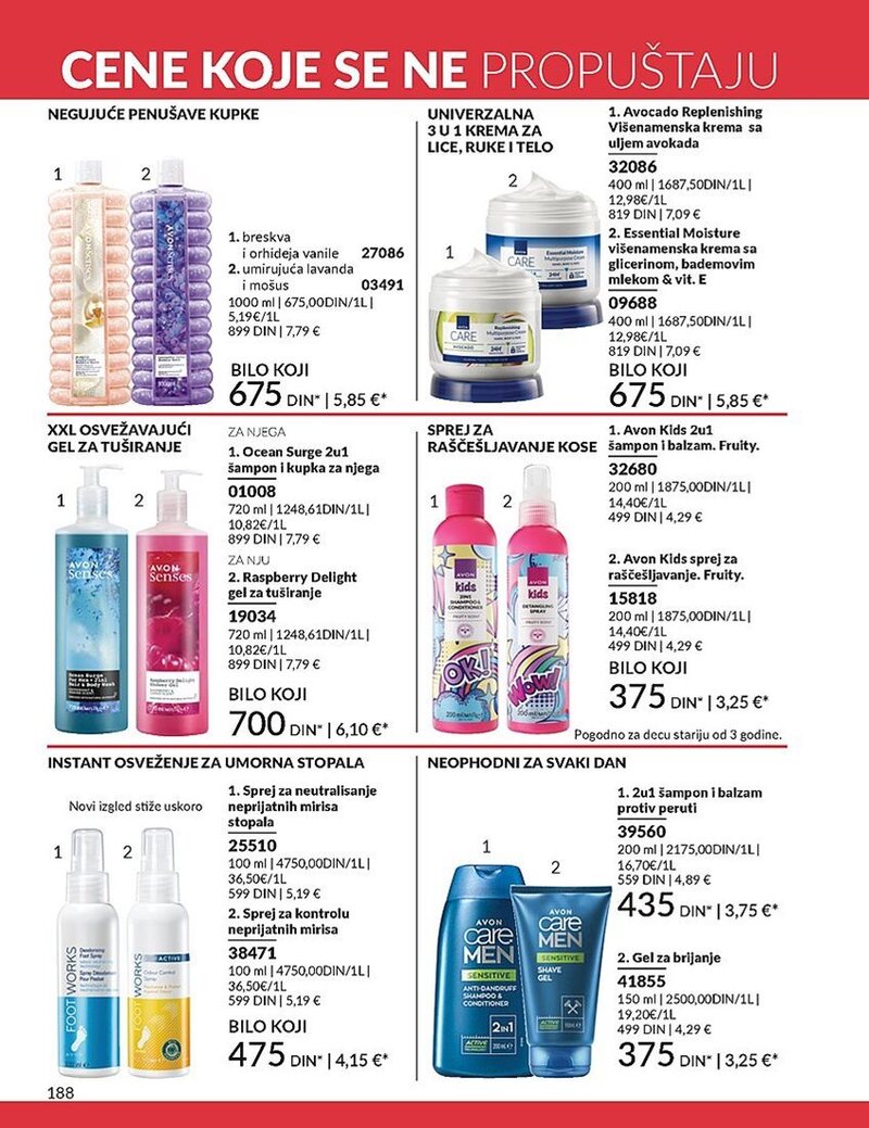 Avon katalog akcija