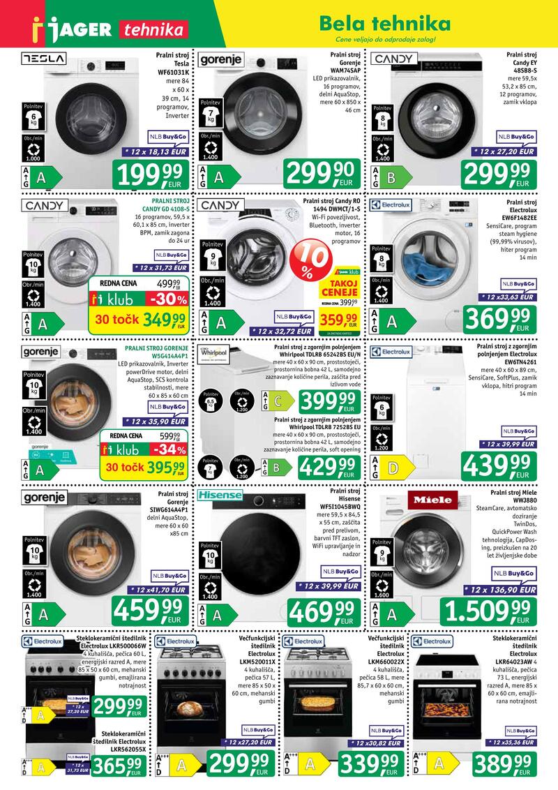 Jager katalog - Tehnika
