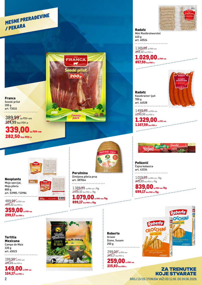Metro katalog hrana