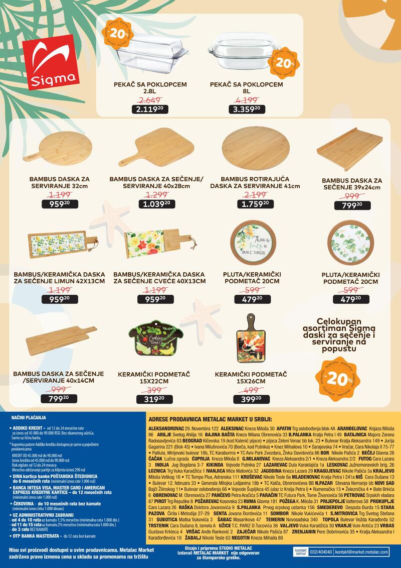 Metalac Market katalog akcija