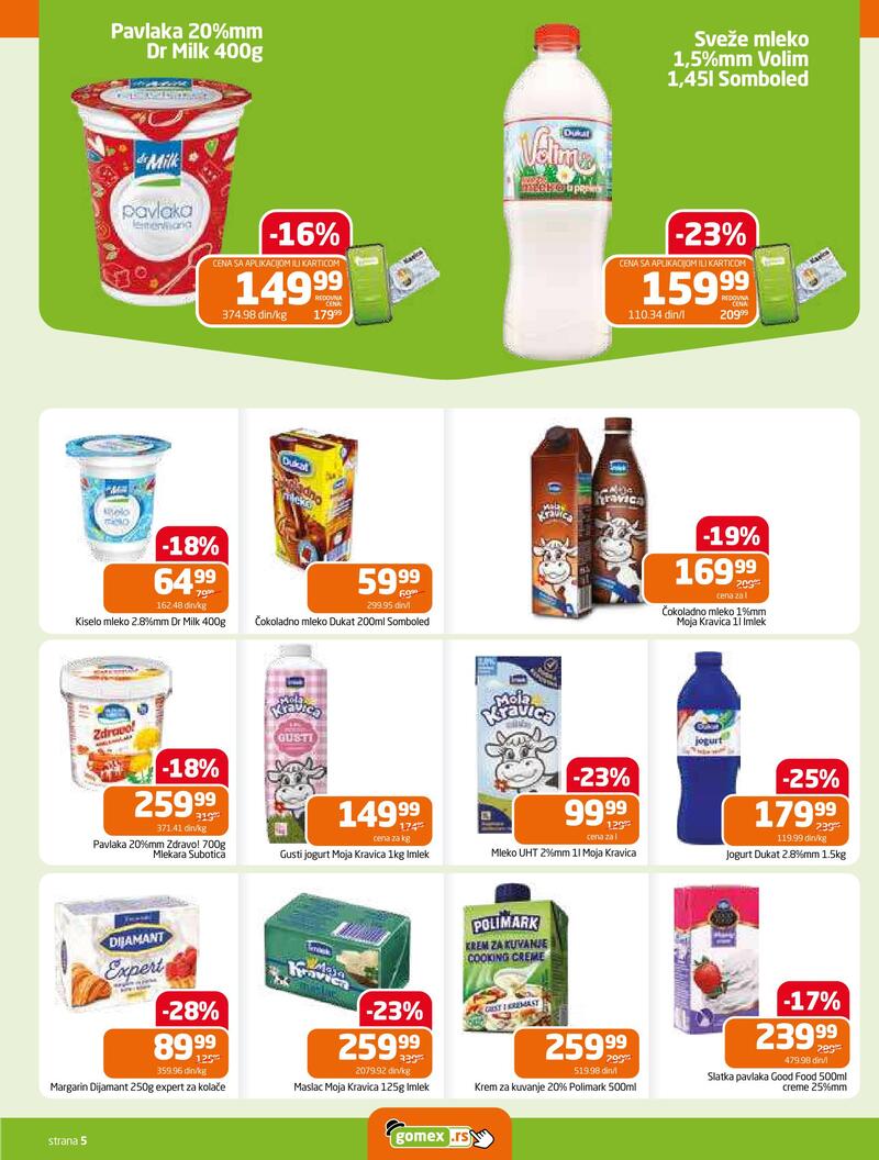 Gomex katalog nedeljna top ponuda