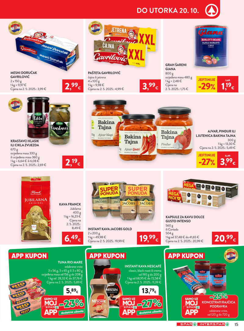 Spar katalog - Tjedna akcija