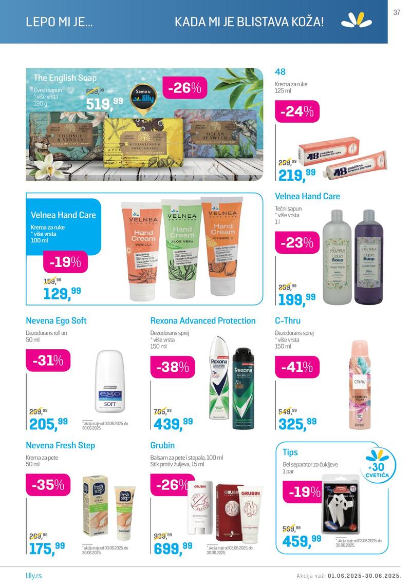 Lilly Drogerie katalog akcija