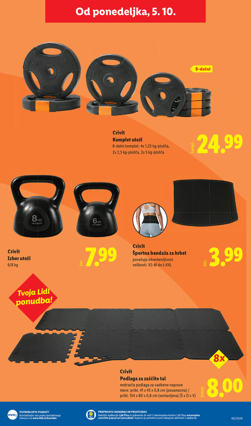 Lidl katalog - Tedenska akcija