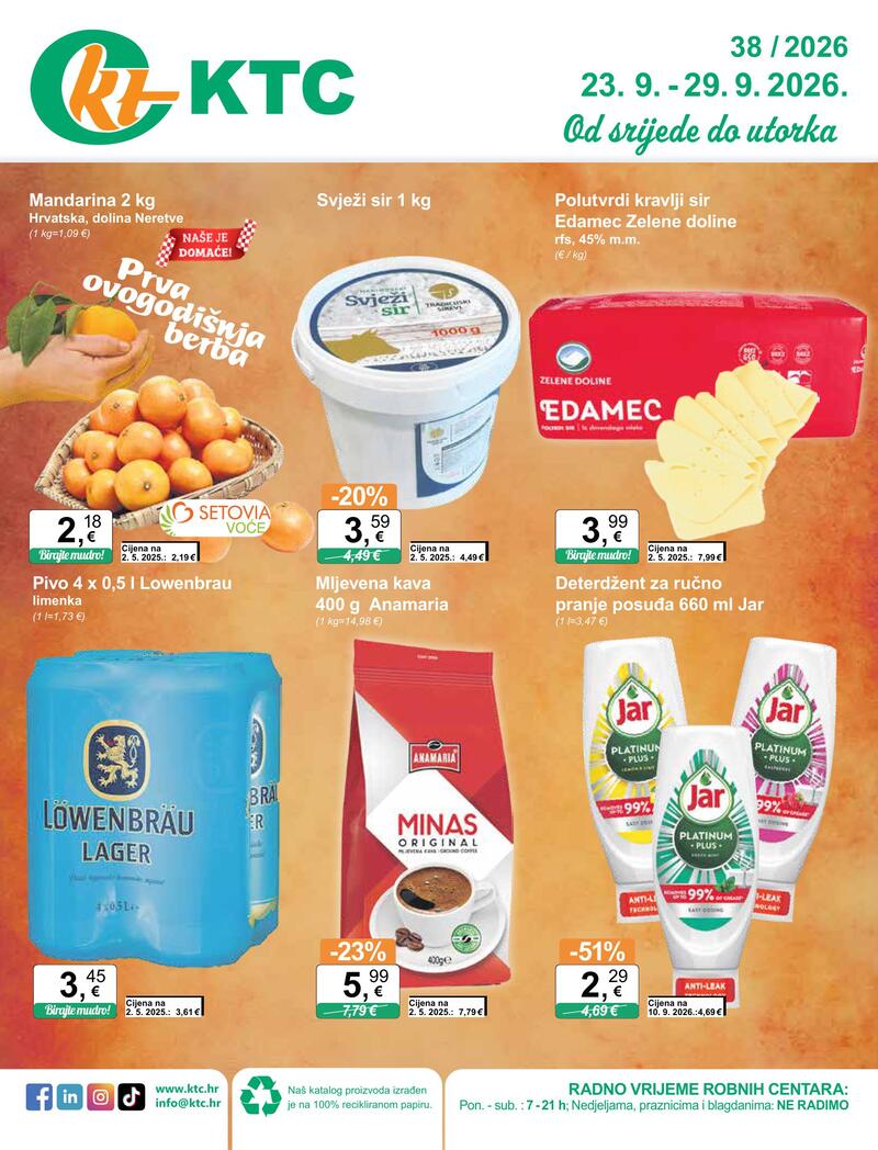 KTC katalog akcija Široka potrošnja