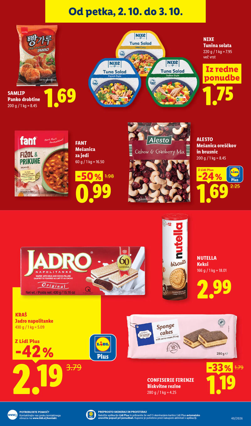 Lidl katalog - Tedenska akcija