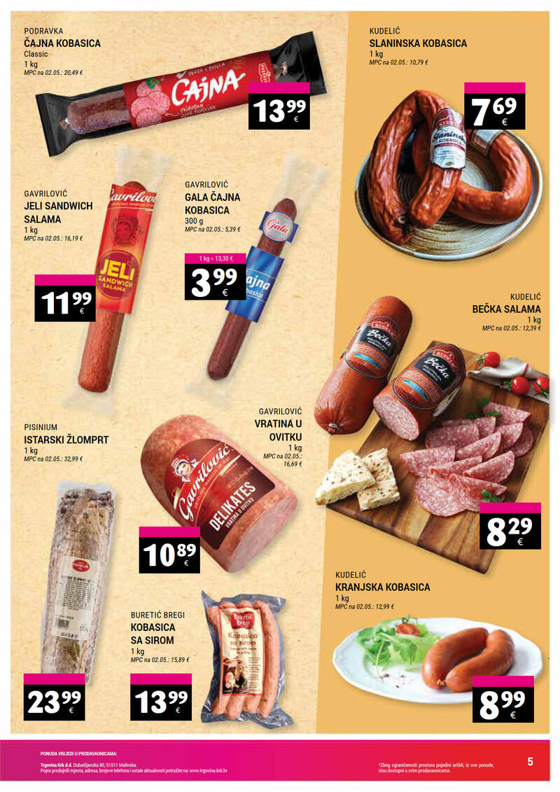 Trgovina Krk kataloška akcija