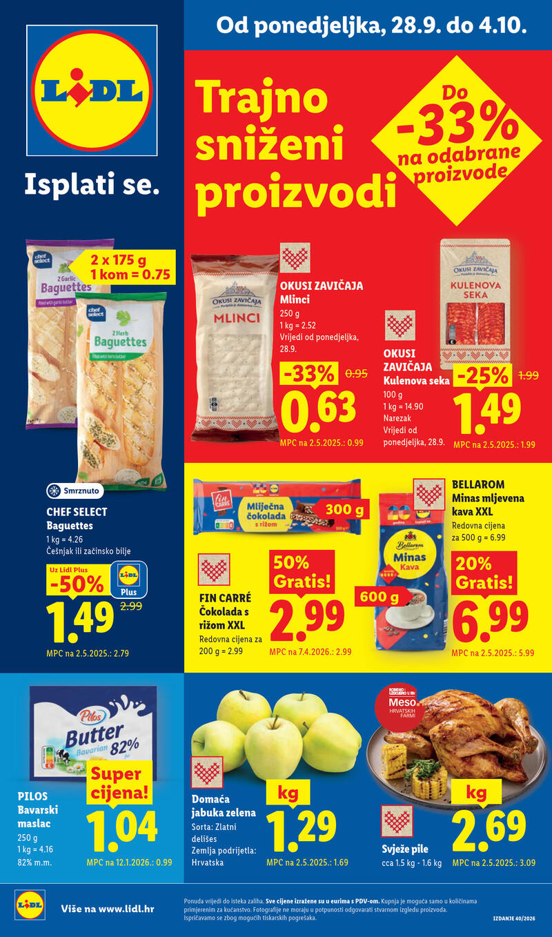 Lidl katalog akcija Tjedna akcija