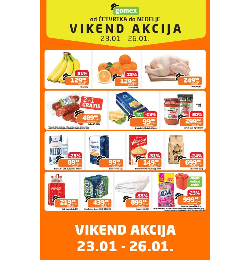 Gomex katalog vikend akcija