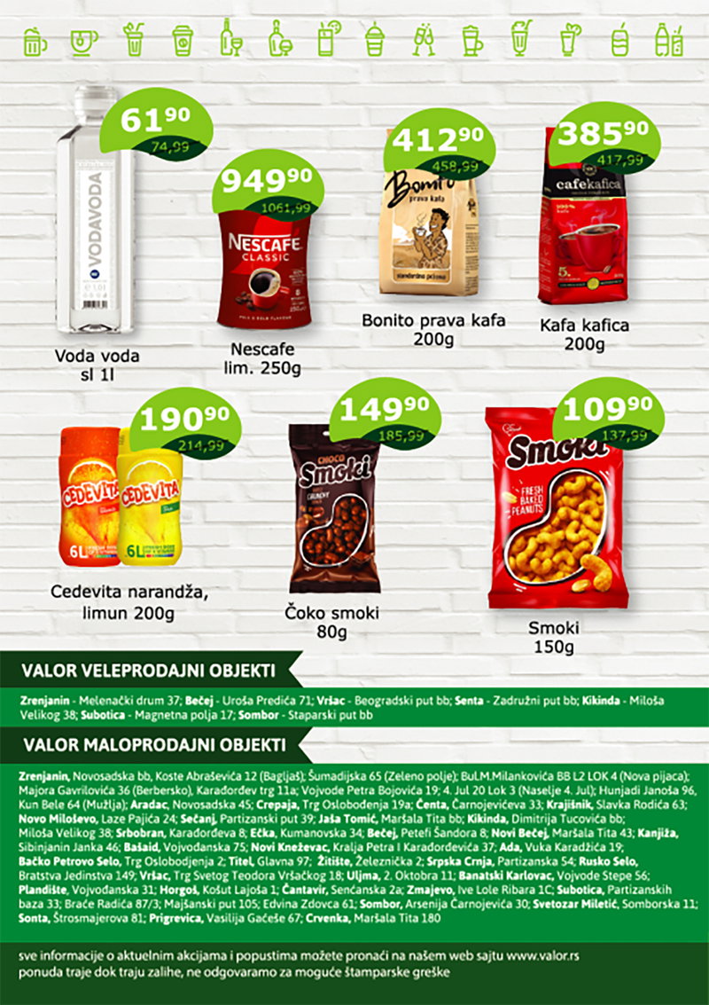 Valor katalog akcija