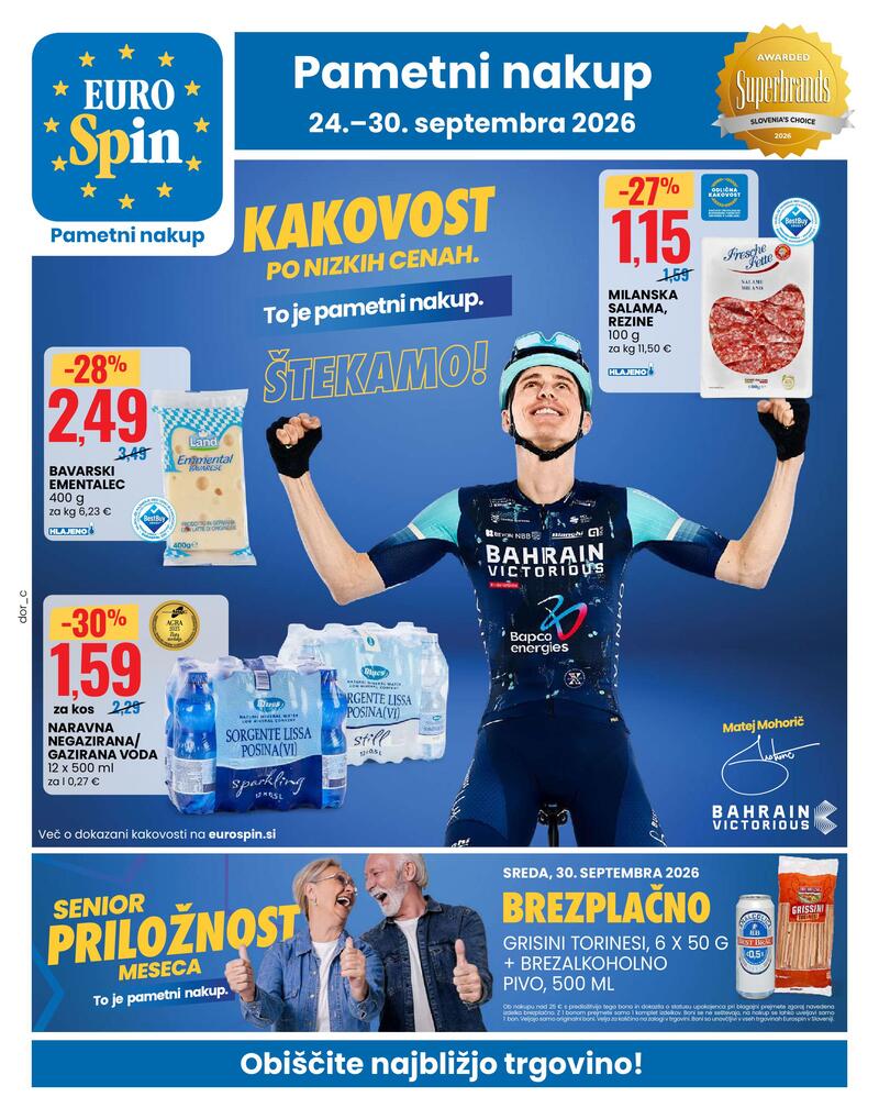 Eurospin katalog akcija Tedenska akcija