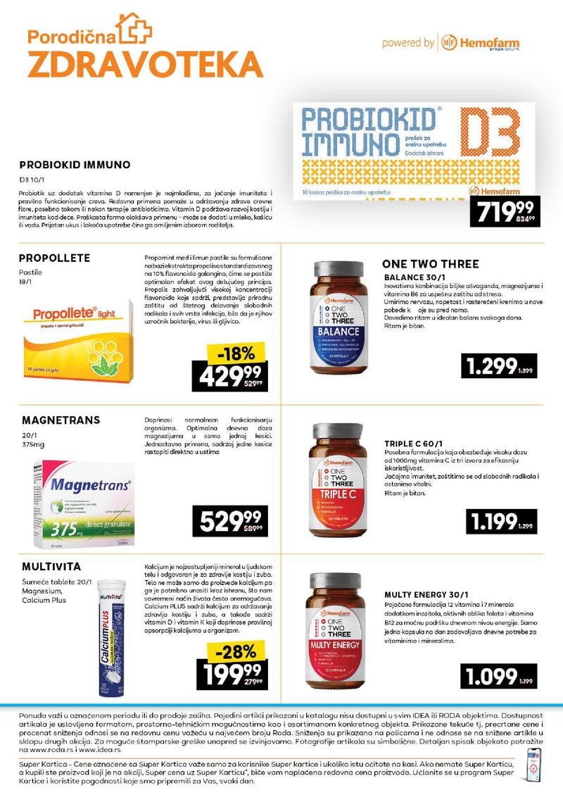 Idea katalog neprehrana