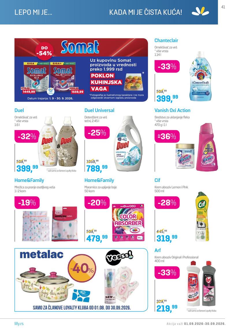 Lilly Drogerie katalog akcija