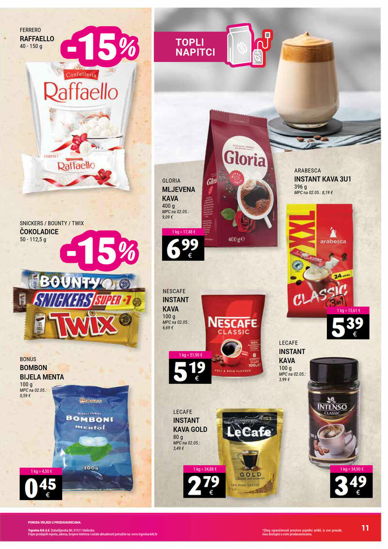 Trgovina Krk kataloška akcija