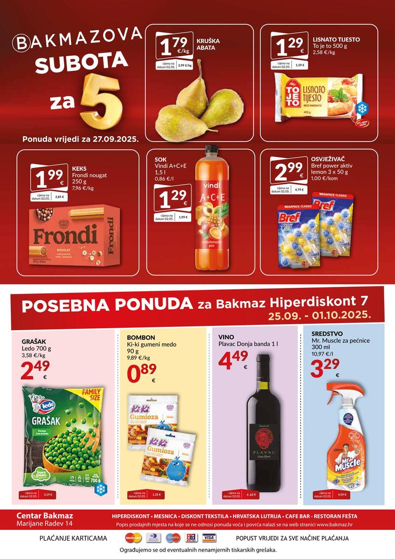 Bakmaz tjedna ponuda
