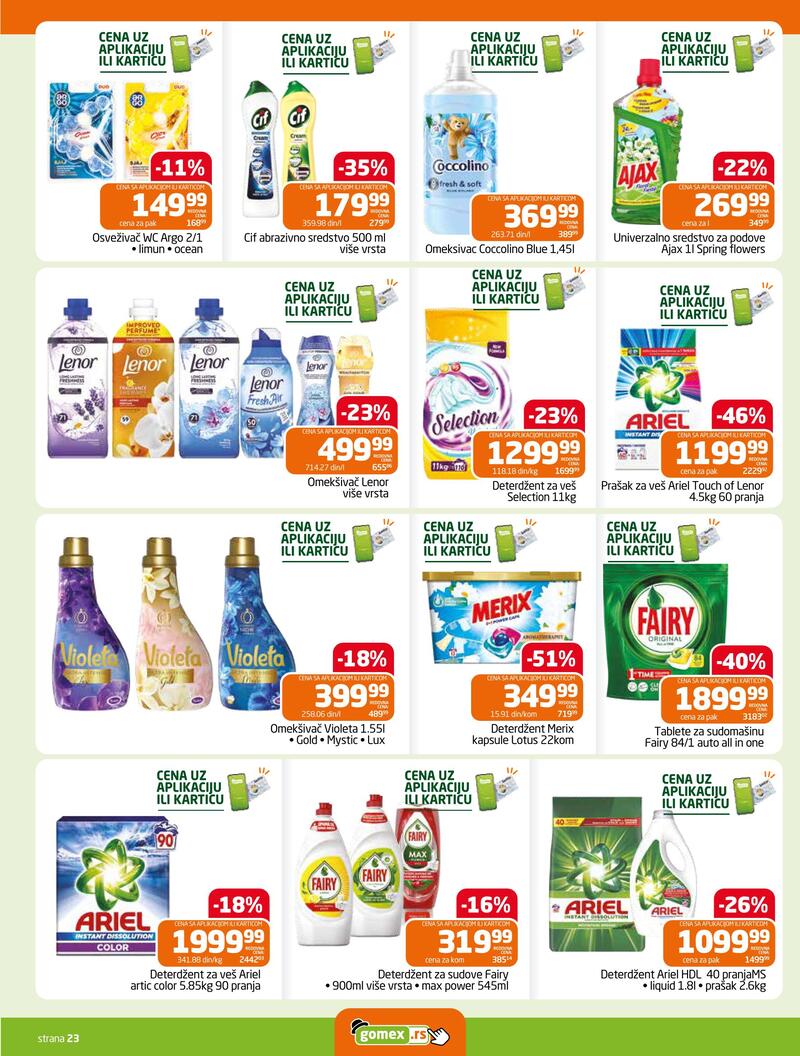 Gomex katalog - Dvonedeljna akcija