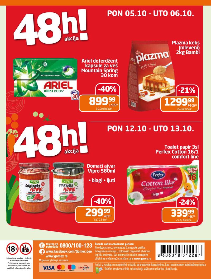 Gomex katalog - Dvonedeljna akcija