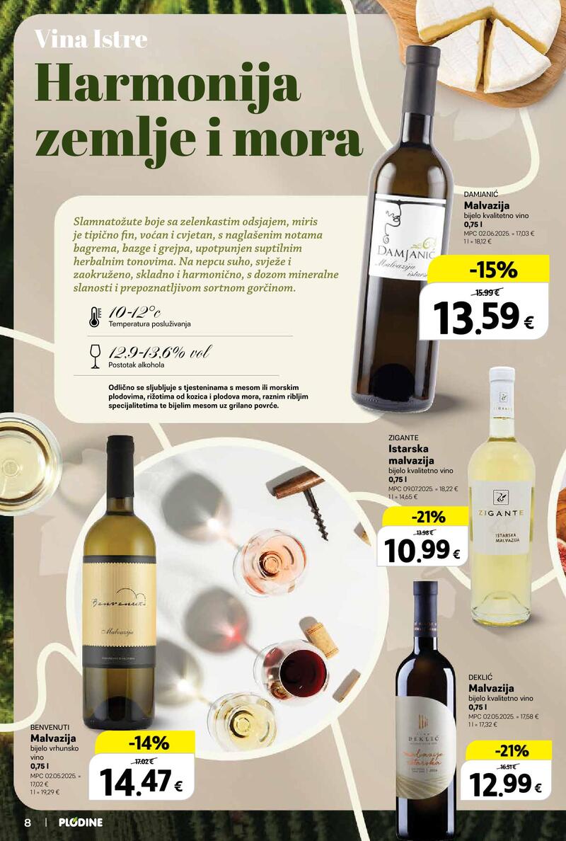 Plodine katalog vina i delicije