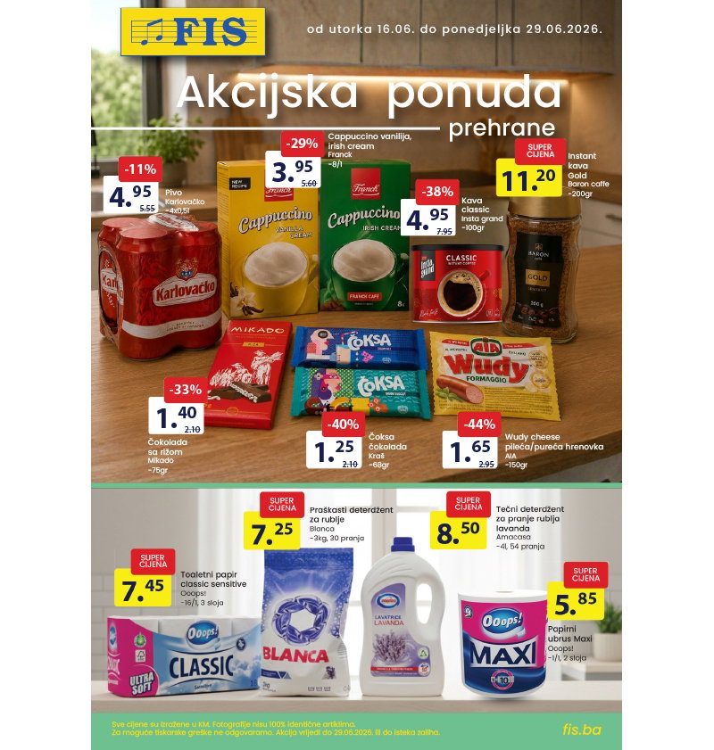 FIS katalog akcija Prehrana i hemija
