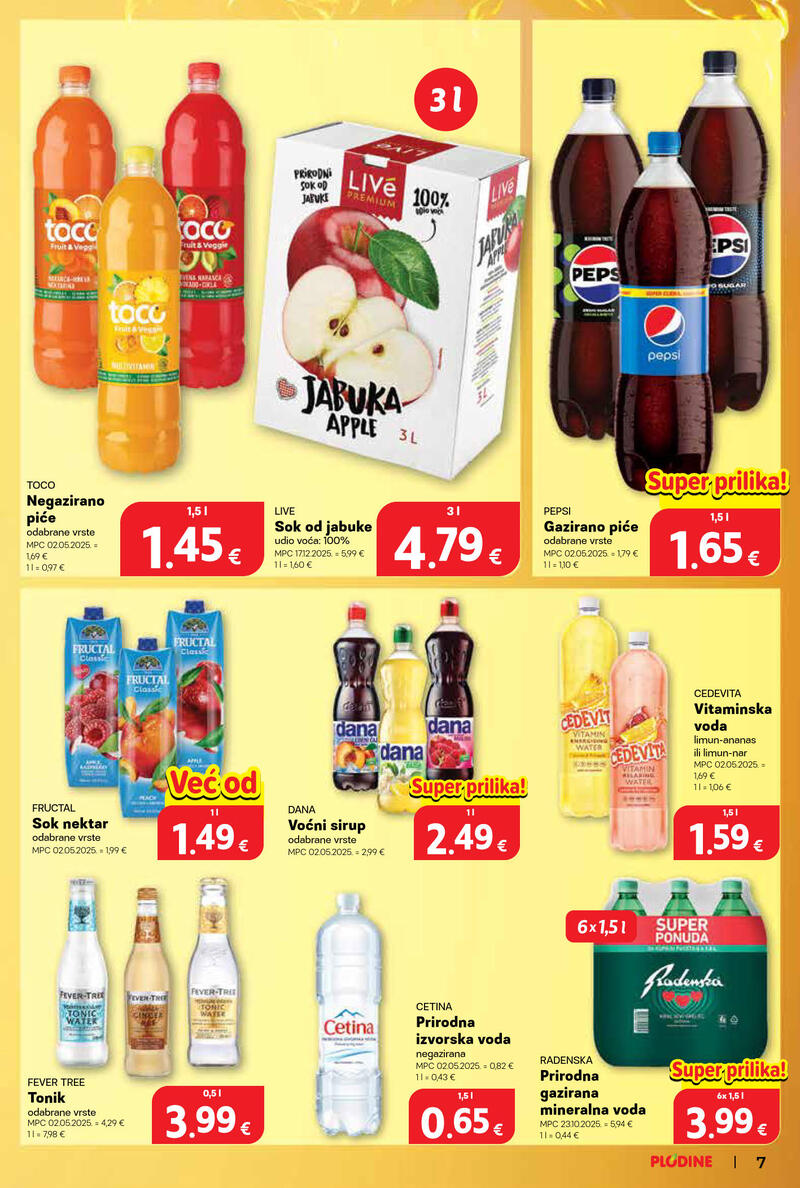 Plodine kataloška akcija