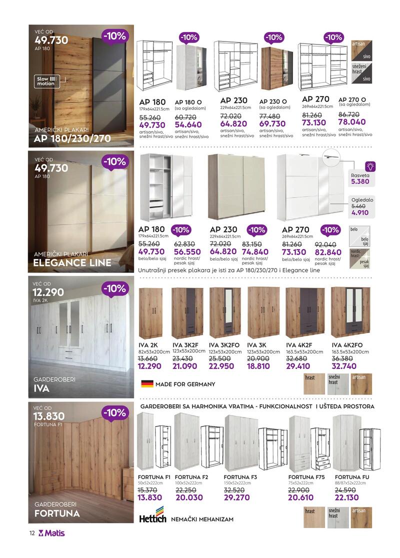 Matis nameštaj katalog akcija