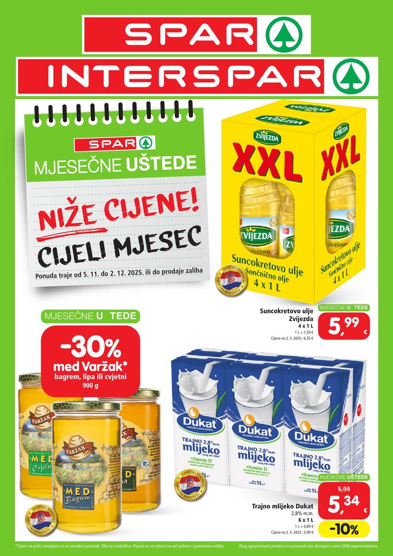 Spar mjesečne uštede