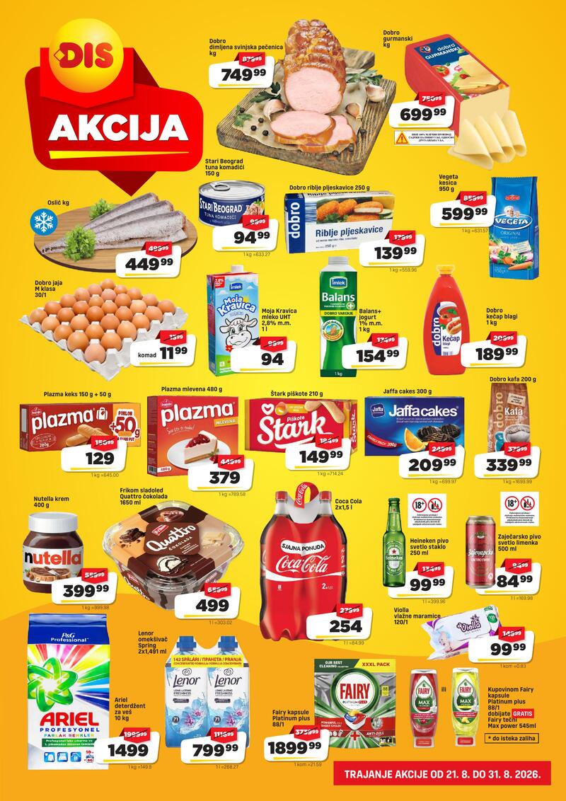 DIS Hipermarket nedeljna akcija
