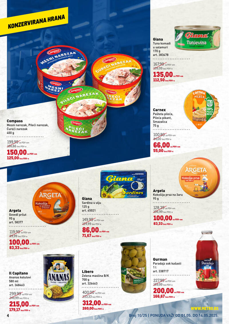 Metro katalog hrana