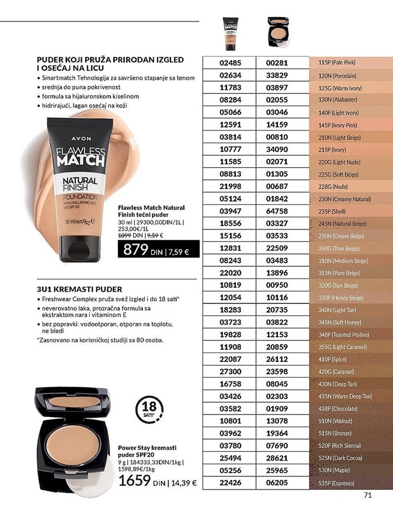 Avon katalog akcija