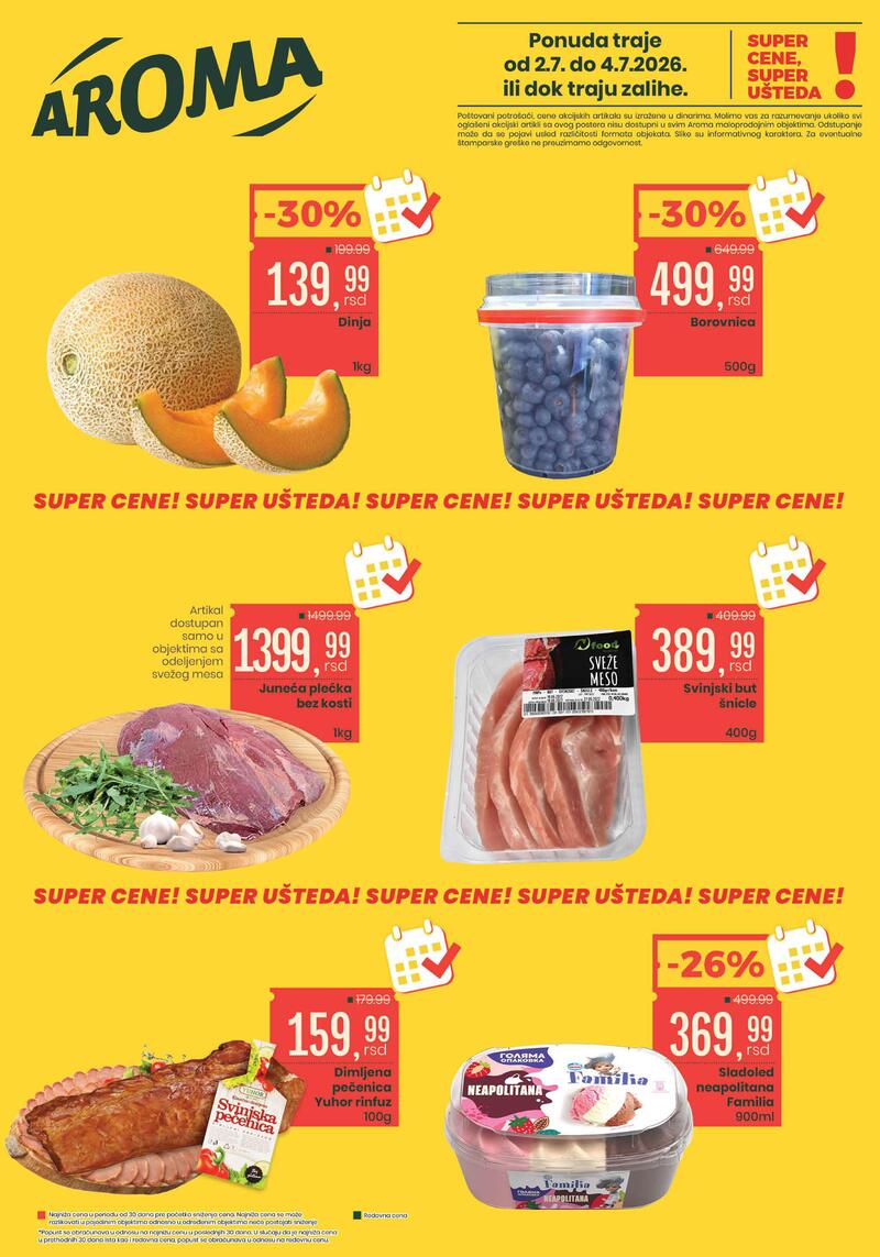 Aroma Market katalog akcija Vikend akcija