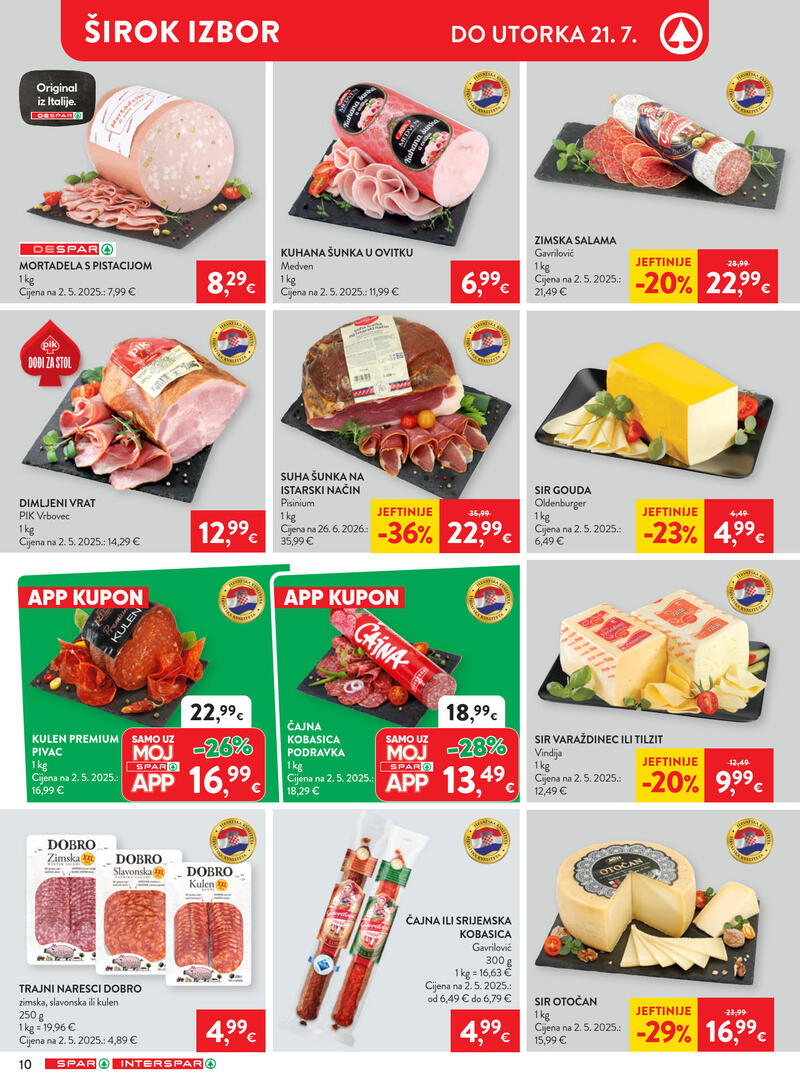 Spar kataloška akcija