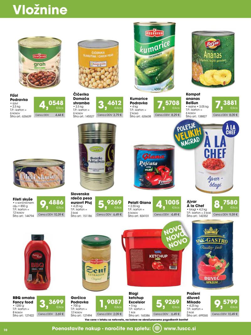 Tuš Cash & Carry gostinec