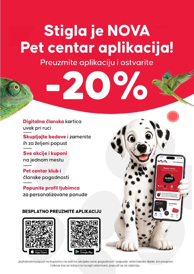 Pet centar akcijski katalog