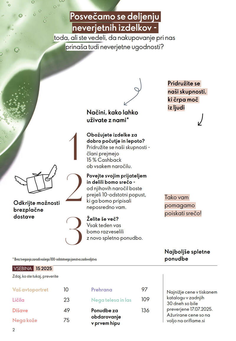 Oriflame redni katalog