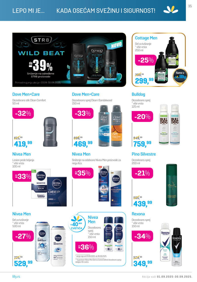 Lilly Drogerie katalog akcija