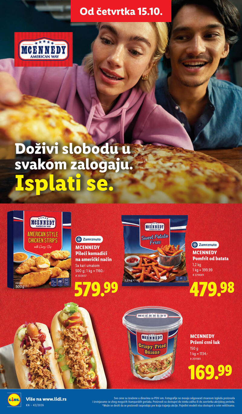 Lidl katalog - Nedeljna akcija