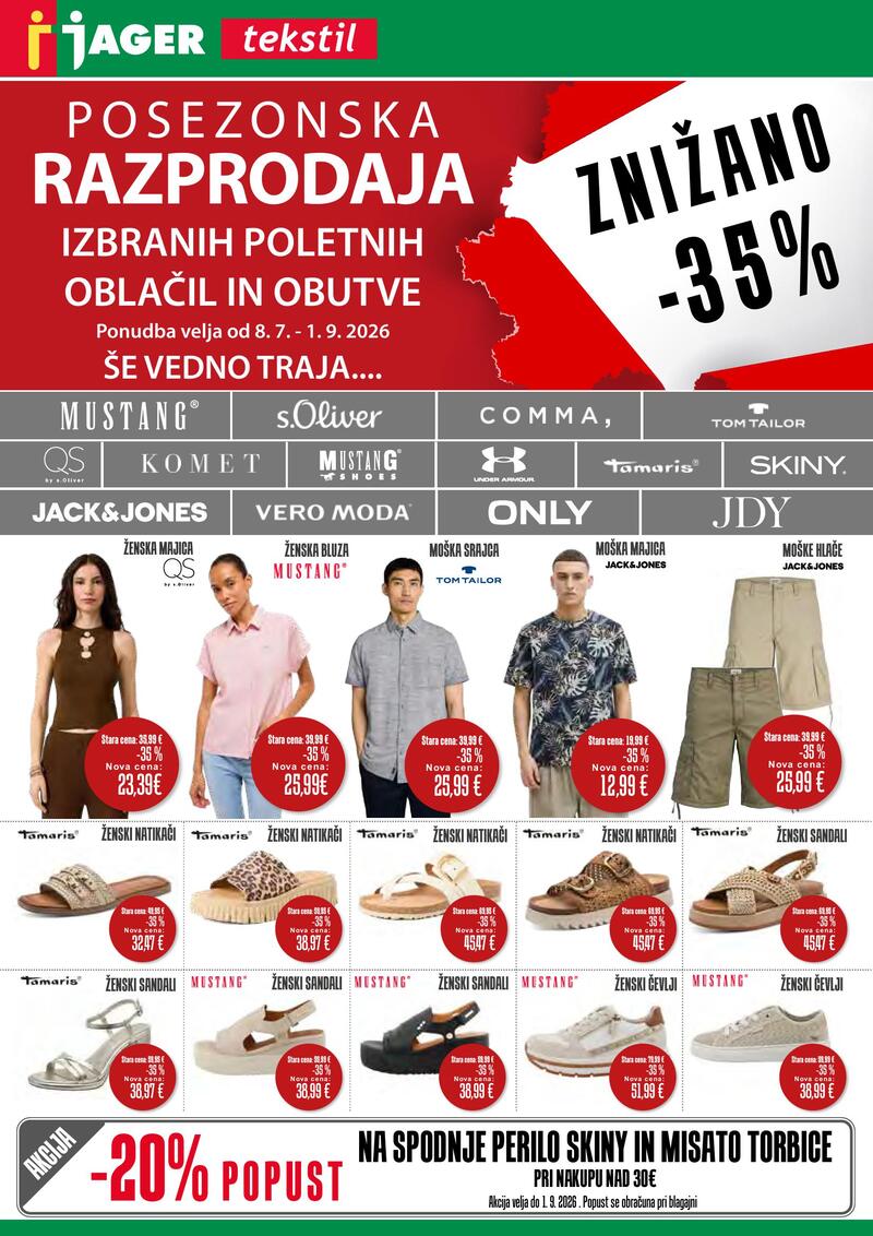 Jager katalog akcija Katalog tekstil